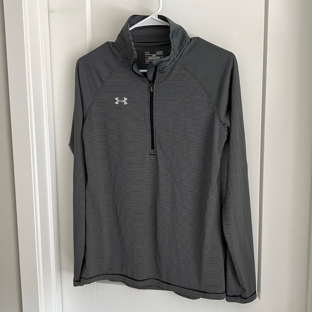 Women’s Small Under Armour HeatGear 3/4 Zip Top